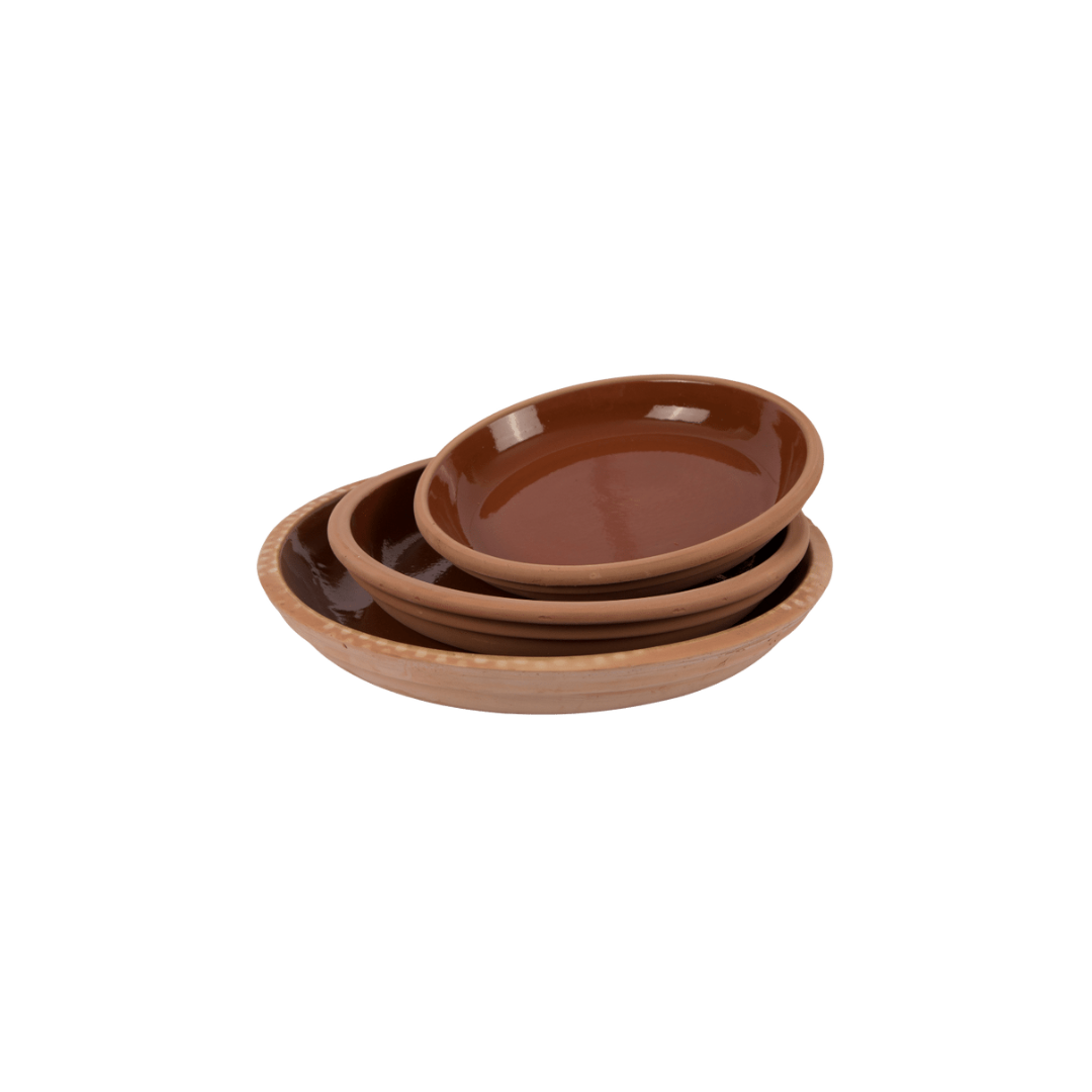 3'lü Set Yuvarlak Tepsi