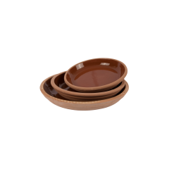 3'lü Set Yuvarlak Tepsi