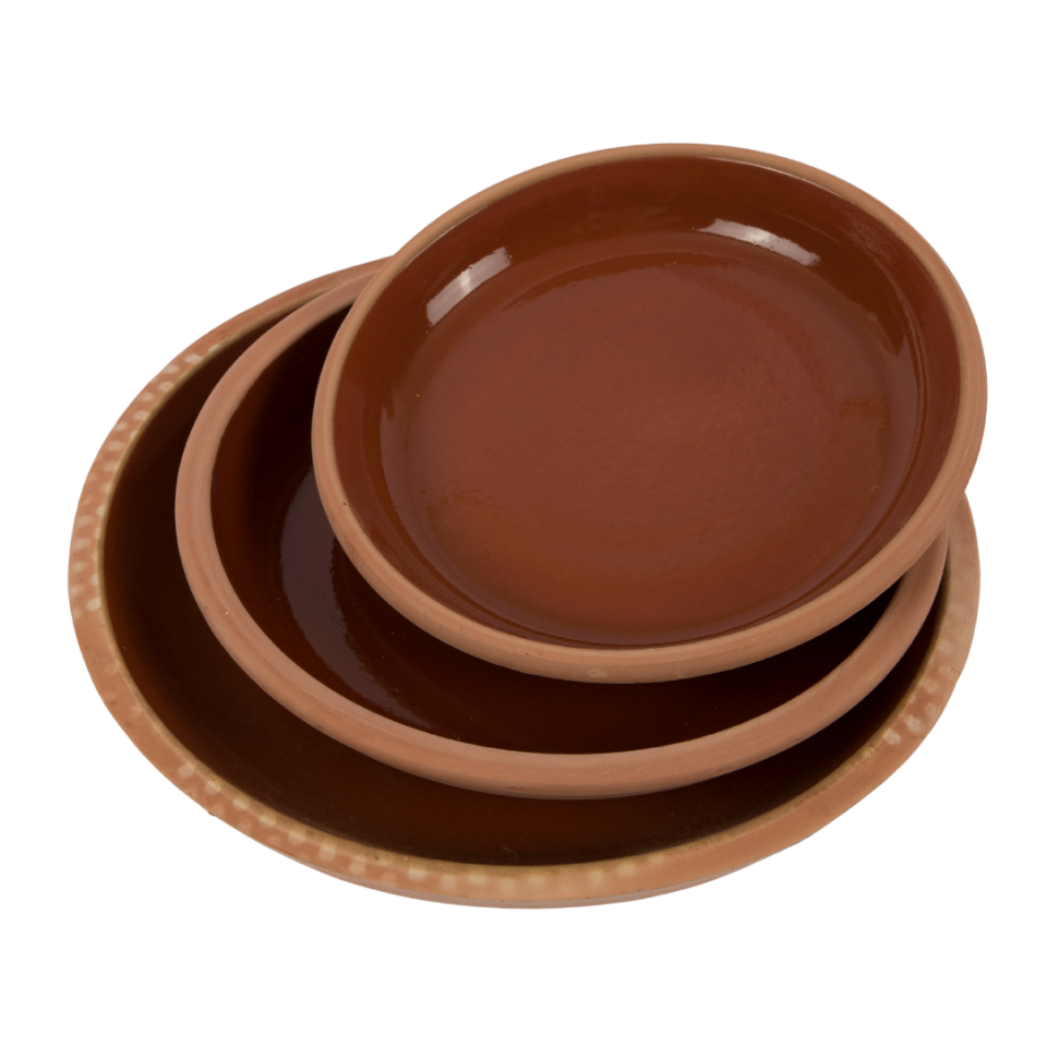 3'lü Set Yuvarlak Tepsi